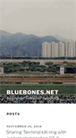 Mobile Screenshot of bluebones.net